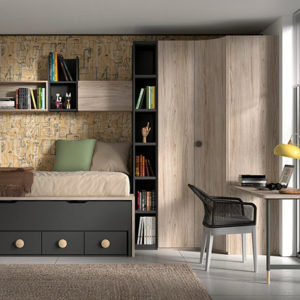 Dormitorio Juvenil F-007-Muebles Caneiro - Tienda online de muebles y decoración